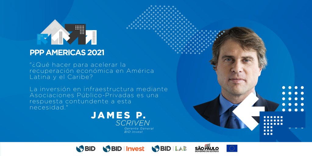 En nuestro evento #PPPAméricas2021 abordaremos las últimas tendencias para la promoción de una mejor planeación, diseño, construcción y mantenimiento de #infraestructura con el fin de ayudar a impulsar nuestra economía de manera decisiva: bddy.me/3EByWPT