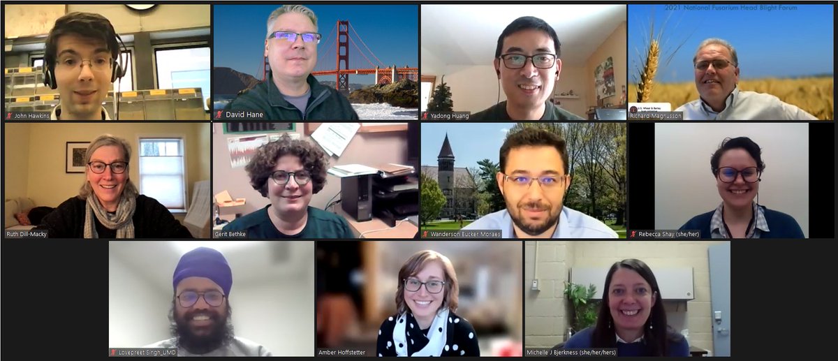 USWBSI's tweet image. 2021 National Fusarium Head Blight Forum Poster Winners!! Congratulations to you all.