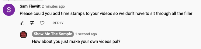 ShowMeTheSample's tweet image. Merry Christmas you cunt.