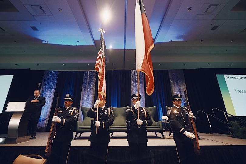 NASWAORG's tweet photo. Special THANKS to the Austin Police Department for today's Presentation of Colors! 

#NASWASummit21 https://t.co/ST2LfXgFkp