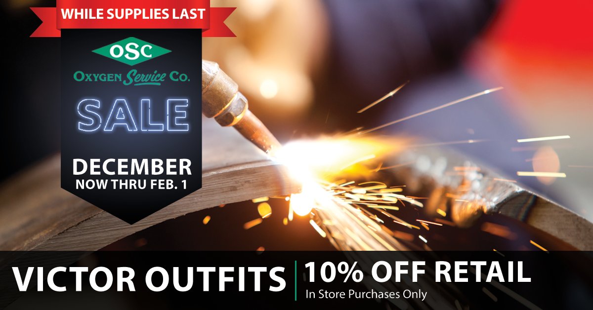 OxygenServiceCo's tweet photo. Swing through one of our retail locations and get 10% off on Victor outfits! https://t.co/TqSpxWQguf