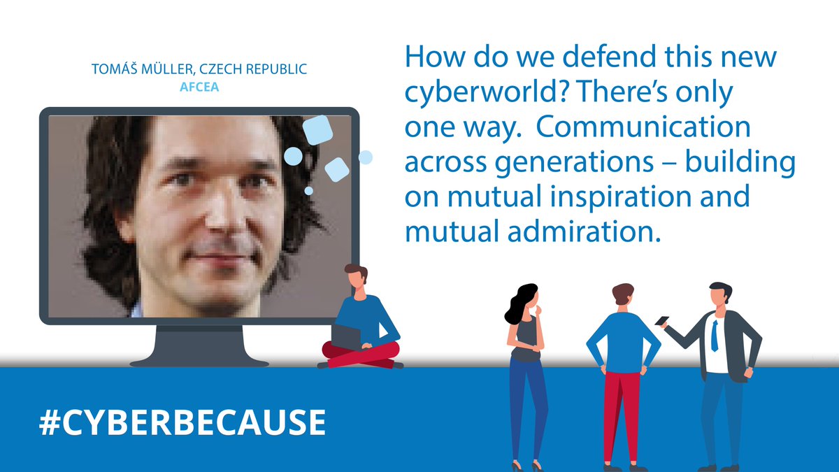 enisa_eu's tweet photo. #CyberBecause: We need to defend this new cyber world!
Whats your #Cyberbecause? Share your story and help us inspire the next generation to choose a career in the field! https://t.co/5XPH6C1a17 https://t.co/V9xbxkGDkO