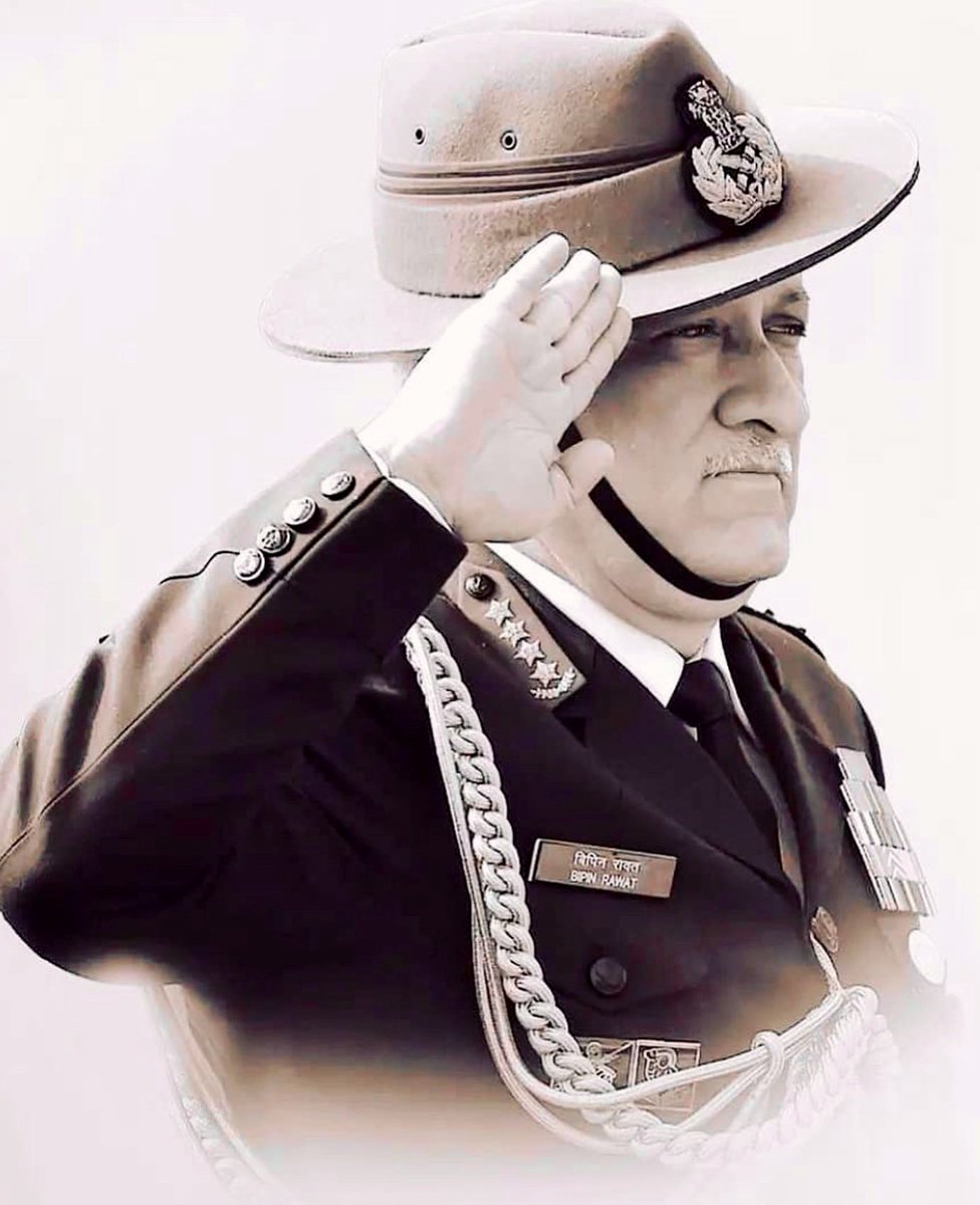 SHIFUJIJAIHIND's tweet photo. ॐ शान्ति! 
RIP, Sir CDS General Bipin Rawat PVSM UYSM AVSM YSM SM VSM ADC (16 Mar 1958 – 8 Dec 2021), four star general of the Indian Army.the first Chief of Defence Staff. Heartfelt condolences for all the BraveHearts.
#cds 
#bipinrawat #बिपिन_रावत 
🙏🙏
प्रणाम

Master Shifuji https://t.co/Own3T3cEVf