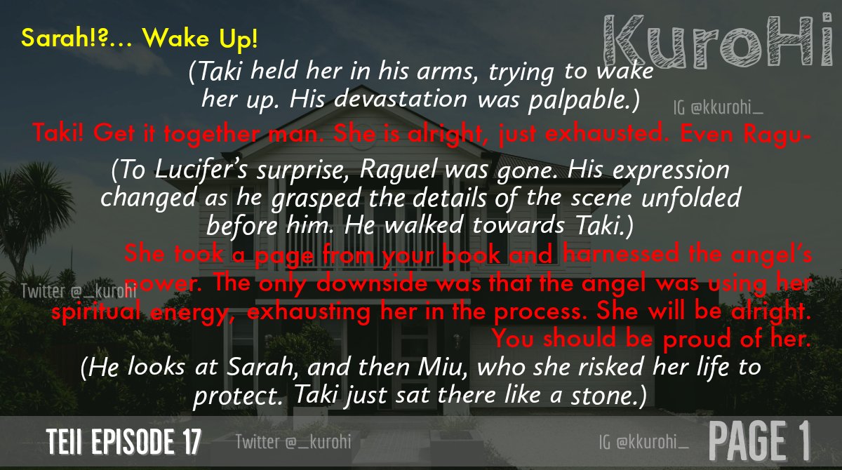 _kurohi's tweet photo. TEII Episode 17
I hope that you enjoy and support me.

(Please dm to donate and for commissions)

#Anime #Manga #Novel #LightNovel #TwitterNovel #Story #DigitalStory #AdobeSparkPost #OriginalNovel #OriginalStory #TheEvilInI #Commission #CommissionsOpen #Donations https://t.co/6RWfdEcCYN