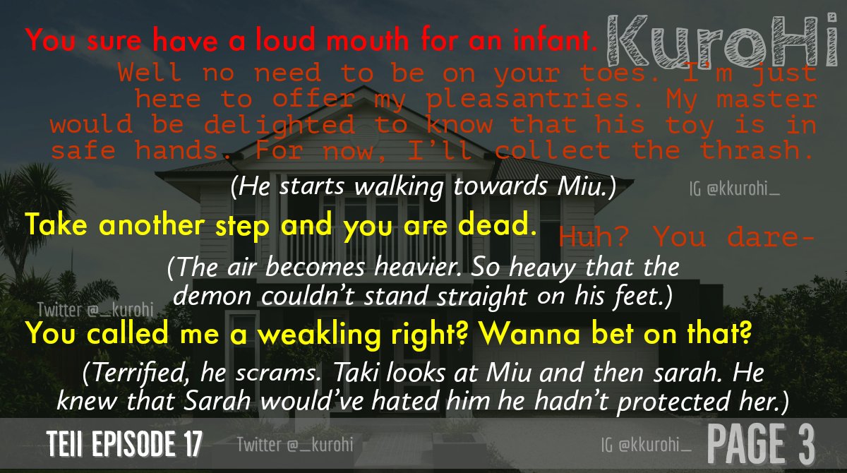 _kurohi's tweet photo. TEII Episode 17
I hope that you enjoy and support me.

(Please dm to donate and for commissions)

#Anime #Manga #Novel #LightNovel #TwitterNovel #Story #DigitalStory #AdobeSparkPost #OriginalNovel #OriginalStory #TheEvilInI #Commission #CommissionsOpen #Donations https://t.co/6RWfdEcCYN