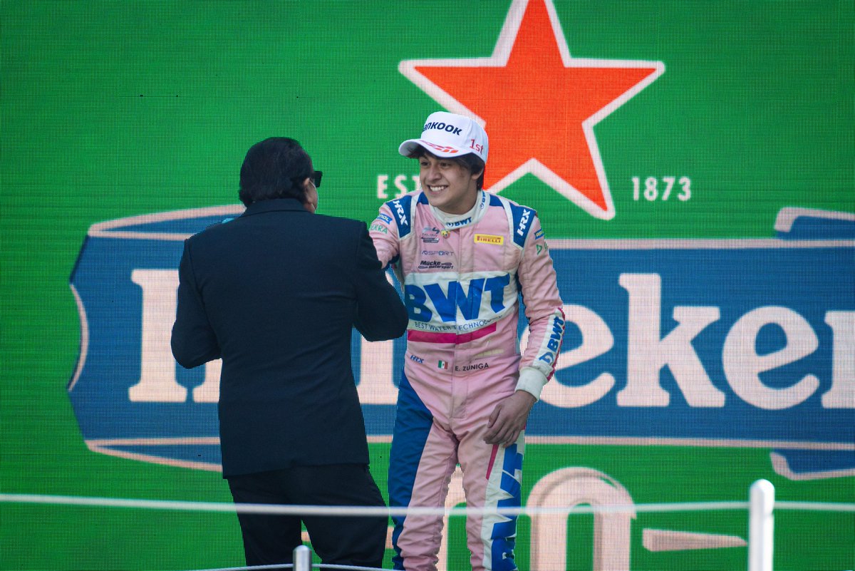 Nada como el podio y si es en el #MexicoGP... Es espectacular #FIEST4 #F4Nacam #XAmorALosMotores🔥