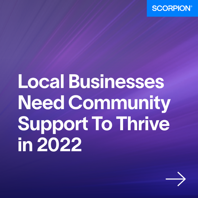Scorpiondotco's tweet photo. Our latest survey of 2,380 Americans, which was conducted by @YouGov, found the public has doubled down on their support of local businesses during the pandemic. Read more of our key insights here: https://t.co/hKaojWyej0