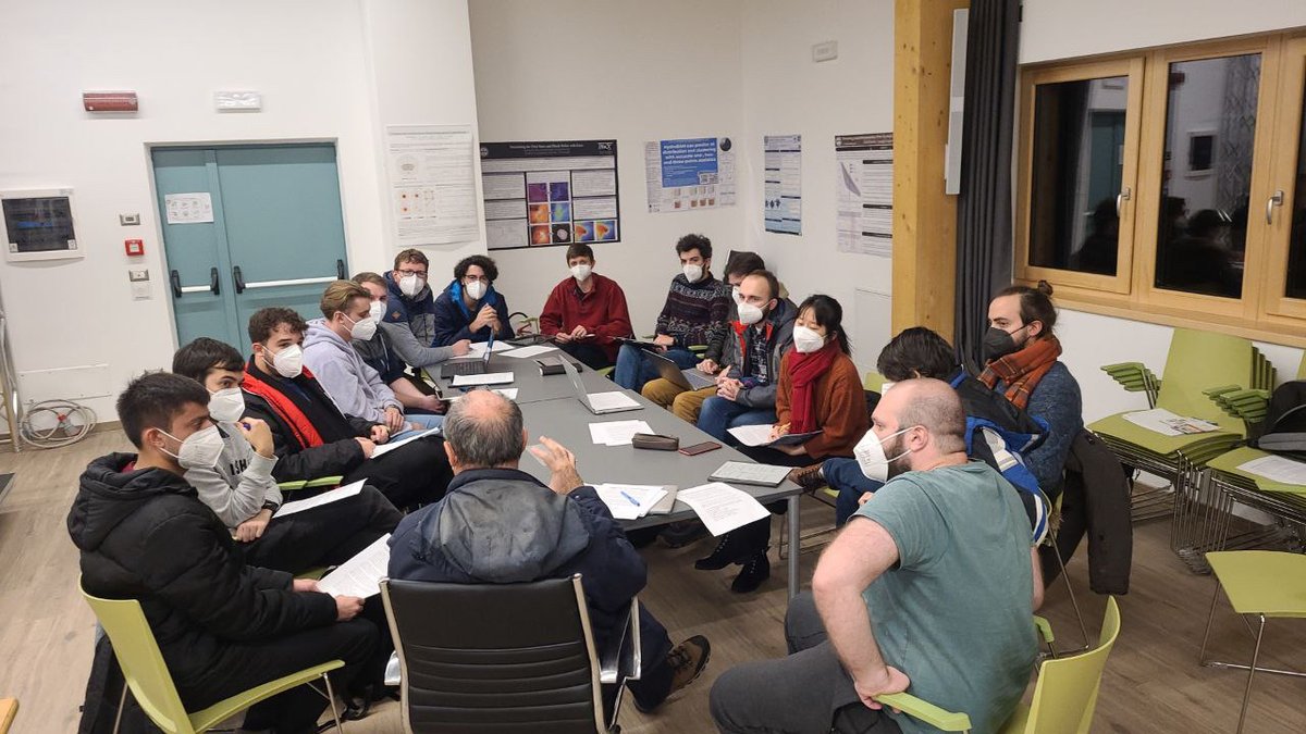 tonalecosmology's tweet photo. Some more pics, now from the lectures and working groups of @emilleishida on #statistics in #Cosmology, and Juan Garcia-Bellido about testing fundamental #physics with gravitational waves!
#WSCtonale  #astronomy https://t.co/P9kJxhj98Q