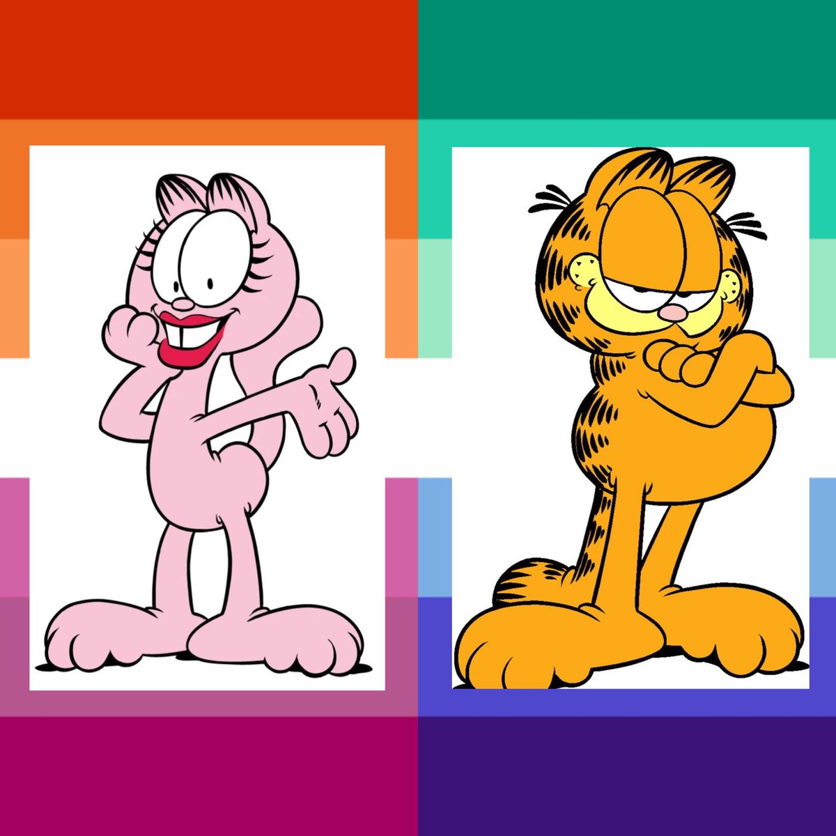 urfavesrhomos's tweet photo. garfield and arlene are gay/lesbian solidarity! https://t.co/KP3bHUaKb8