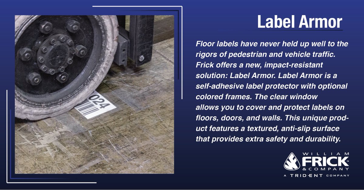 TridentSoIution's tweet photo. @williamfrick will help you work through the details of your warehouse labeling needs. Learn more at https://t.co/IxanUTYz4w!

#tridentsolutions #labels #markers #warehouse #warehousesolutions #warehouseoperations #safety #production #warehousesafety #work #energy https://t.co/HPplAz6Rjn