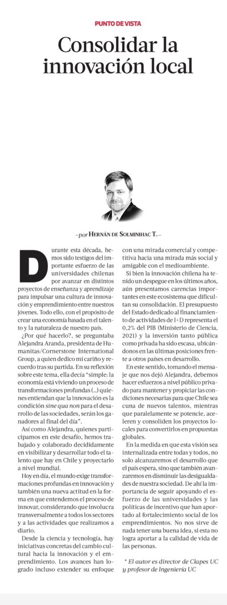 Hernán de Solminihac tweet media