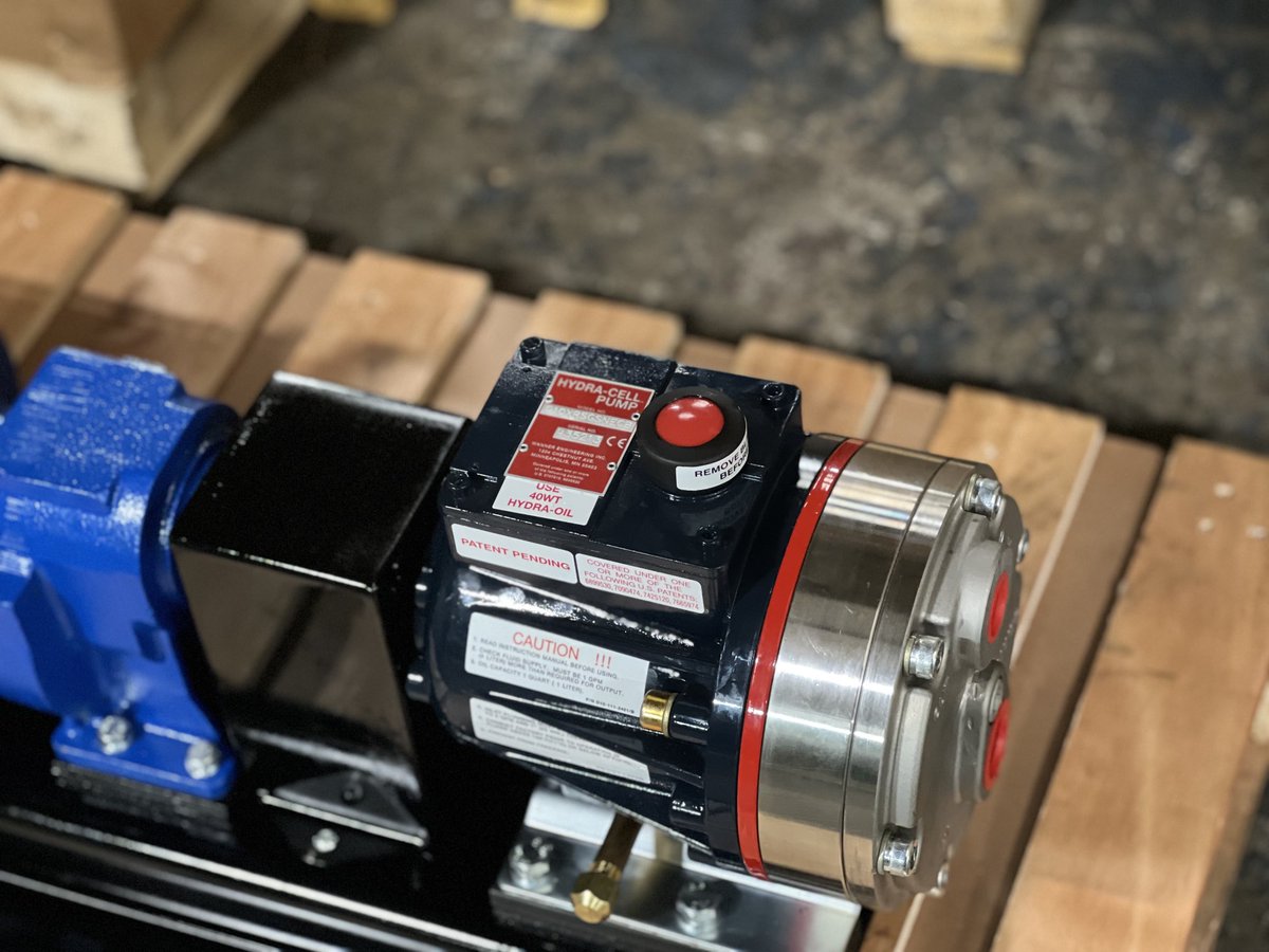 marshallpumps's tweet photo. @wannerpumps high pressure #hydracell pump ready for shipment.  #manchesterpumps #ukpumps #highpressurepumps https://t.co/ZfR4XRg8K7