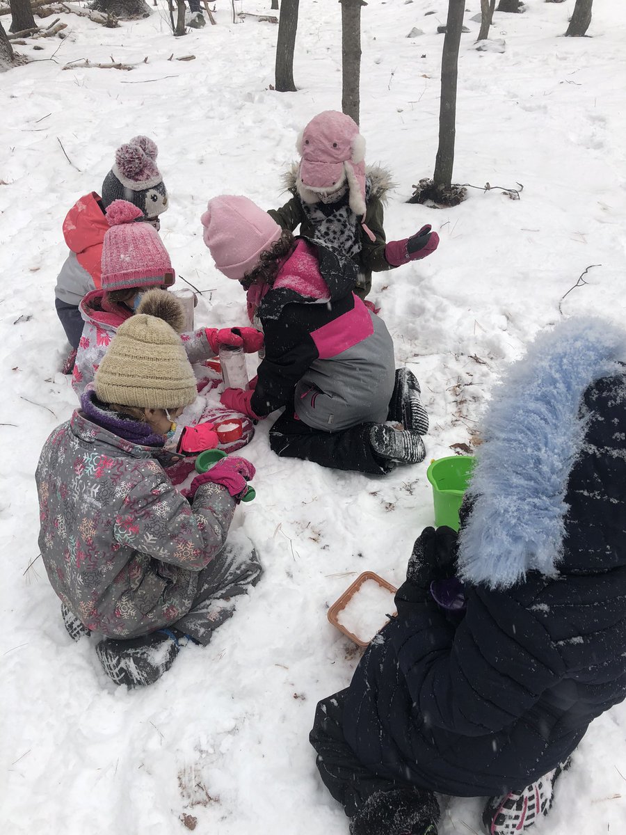 VanZeelandPower's tweet photo. Musical instruments, ice for windows, a telescope for adventures and a milkshake shop! Forest School is full of surprises. https://t.co/GAsboJJSy4