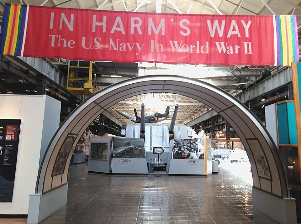 MonroePub17's tweet photo. Phenomenal #WWII exhibit at The US Navy Memorial in DC! https://t.co/usOPj04SY5