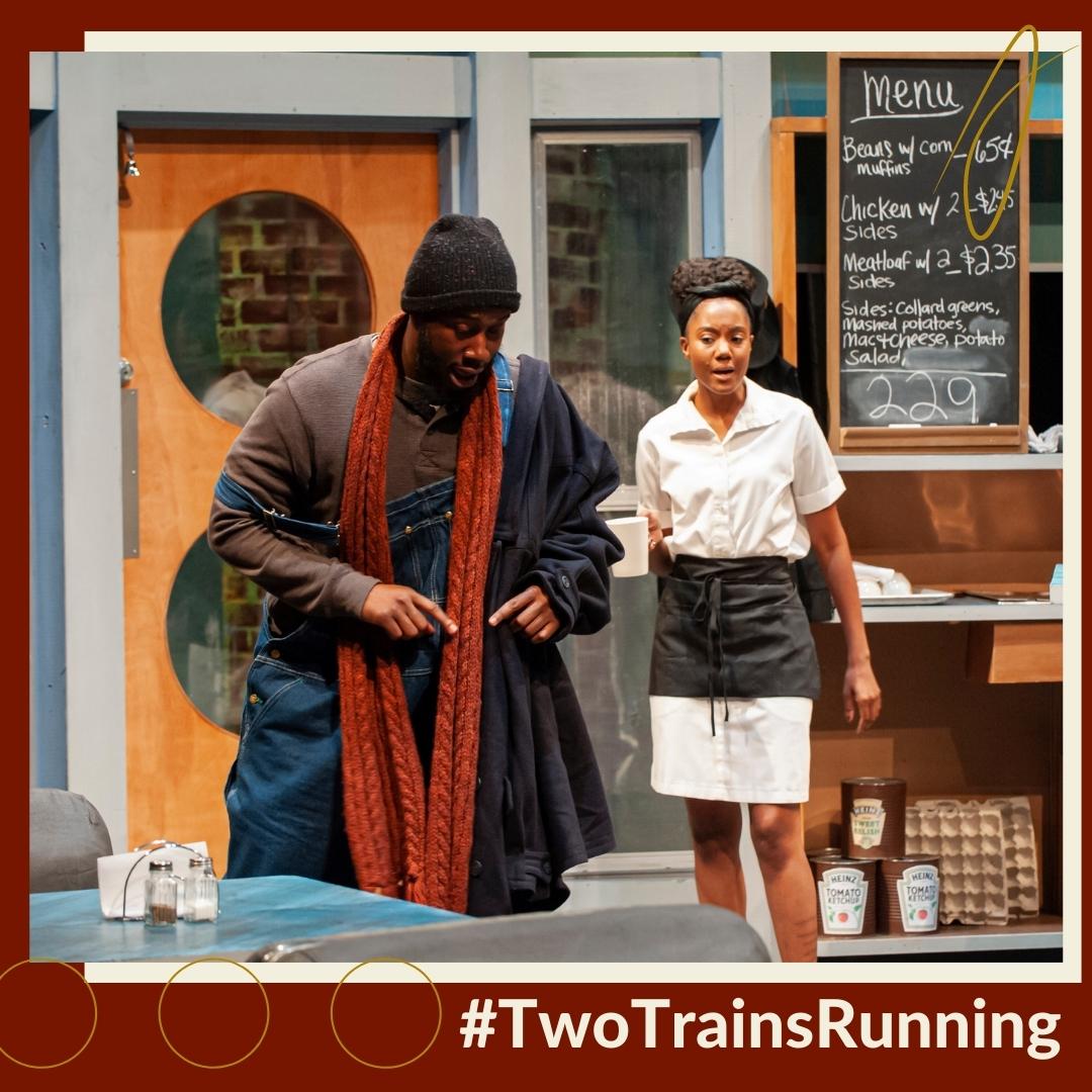 KCMeltingPot's tweet photo. What an amazing opening weekend! And we're back at it tonight. Get tickets to #TwoTrainsRunning now: https://t.co/MzyFJl8WJQ
⠀
[post design: @charmedgeek_  ]⠀

#KCMPT #BlackTheatreMatters #BlackTheatre #KansasCity #KCMO #KCK #KCEvents  #theatre https://t.co/ha8a980quE