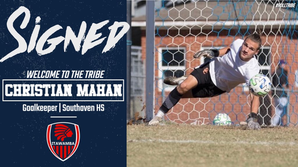 #ICCMSoccer - Welcome to the Tribe, Christian Mahan! #RollTribe