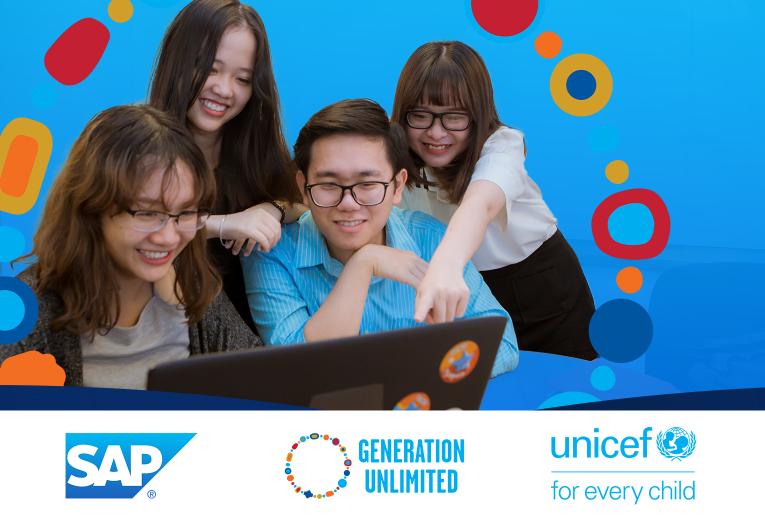 🎉 We are excited to announce that <a href="/SAP/">SAP</a> is joining our mission as a Founding Member. Together with @SAP4Good, <a href="/UNICEF/">UNICEF</a> and <a href="/_GenUnlimited/">_GenUnlimited</a> we'll be able to support even more young people around the 🌍 with opportunities and skills needed for a bright future▶️bit.ly/3GnA0Hs