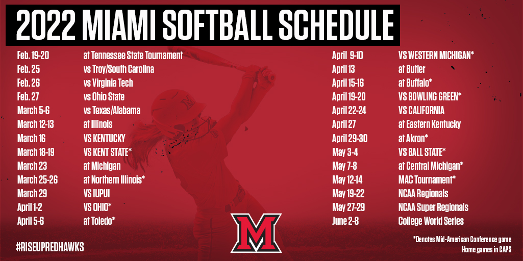🥎Our 2022 schedule is set! 🥎Coming off an incredible 2021 campaign, we have one of our most exciting schedules yet! Read more about it through the link below!

📕:bit.ly/3lKKatM

#RiseUpRedHawks