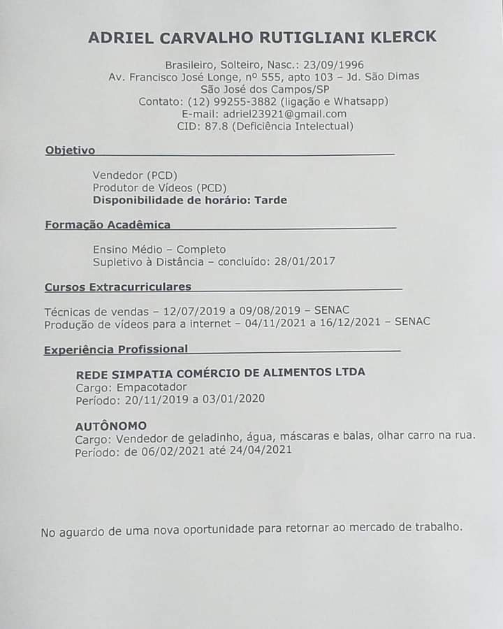 Adriel900's tweet photo. #segundoempregoja #querotermeupropriodinheiro #quevenhaumemprego #curriculo #queroumemprego #querotrabalhar https://t.co/l0LShLnvW1