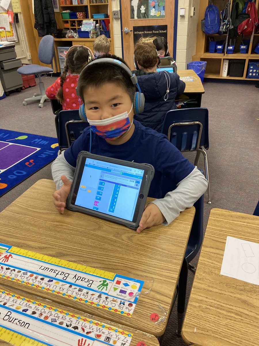 ASFSOnline's tweet photo. The ASFS Hour of Code was a huge success! We read books about coding, coded maps, peer coded, and so much more. More to come! #APScodes2021 #HourOfCode #scifofam https://t.co/3Xkxva5OKV