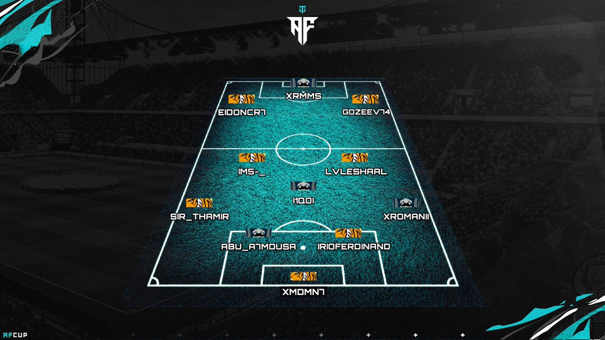 تشكيلة دور ال 4 من #بطولة_AF 

@lTONHl | 🧑🏻‍🎨