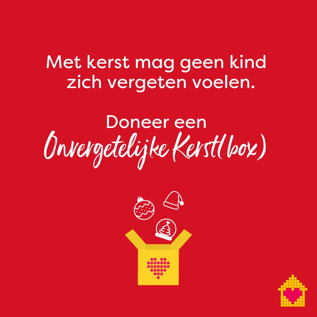 HetVergetenKind's tweet photo. DOE JE MEE?
Duizenden kinderen in NL kijken op tegen de feestdagen. Ze voelen zich eenzamer dan ooit. Het leed van deze kwetsbare kinderen kunnen we niet wegnemen. Maar we kunnen wel zorgen voor positieve momenten. Doneer ook een Onvergetelijke Kerst(box) https://t.co/LWDRumCFFW https://t.co/iw3SGSswmK