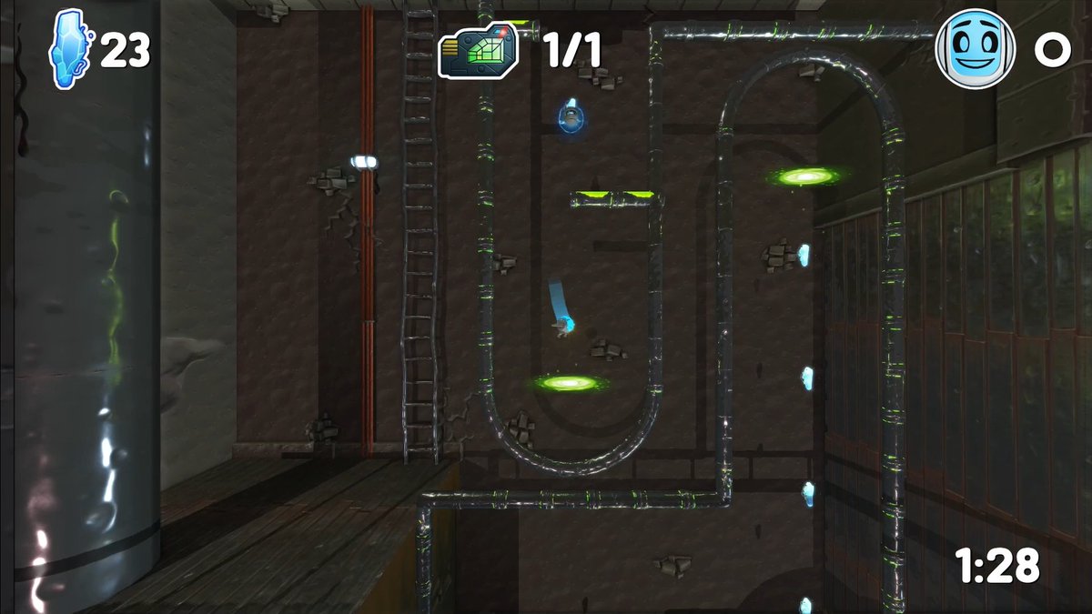 Recent screen shot. We have added more wall type variations. Updated the HUD and added more shadows. 
#brobot #gamer #gameart #screenshot #steamgame #brobotics #gamedev #indiedev