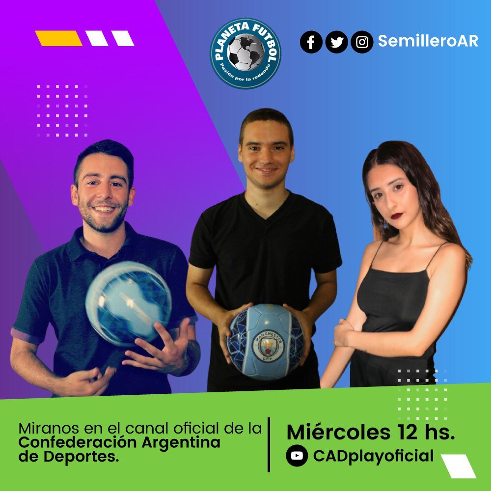 ⚽️ #PlanetaFútbolJuveniles

Finalizó una nueva edición de <a href="/SemilleroAR/">Semillero Argentino</a>, ¡muchas gracias por acompañarnos! 🙌🏼

Seguinos a través de <a href="/CADPlayOficial/">CAD Play 🎥</a> 💻