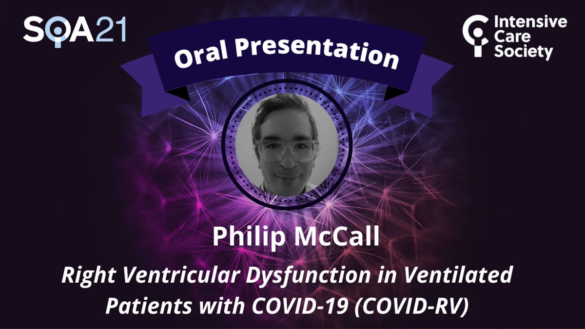 Best Oral Presentation🗣️

🥇Philip McCall – Right ventricular dysfunction in ventilated patients with COVID-19 (COVID-RV)🥇