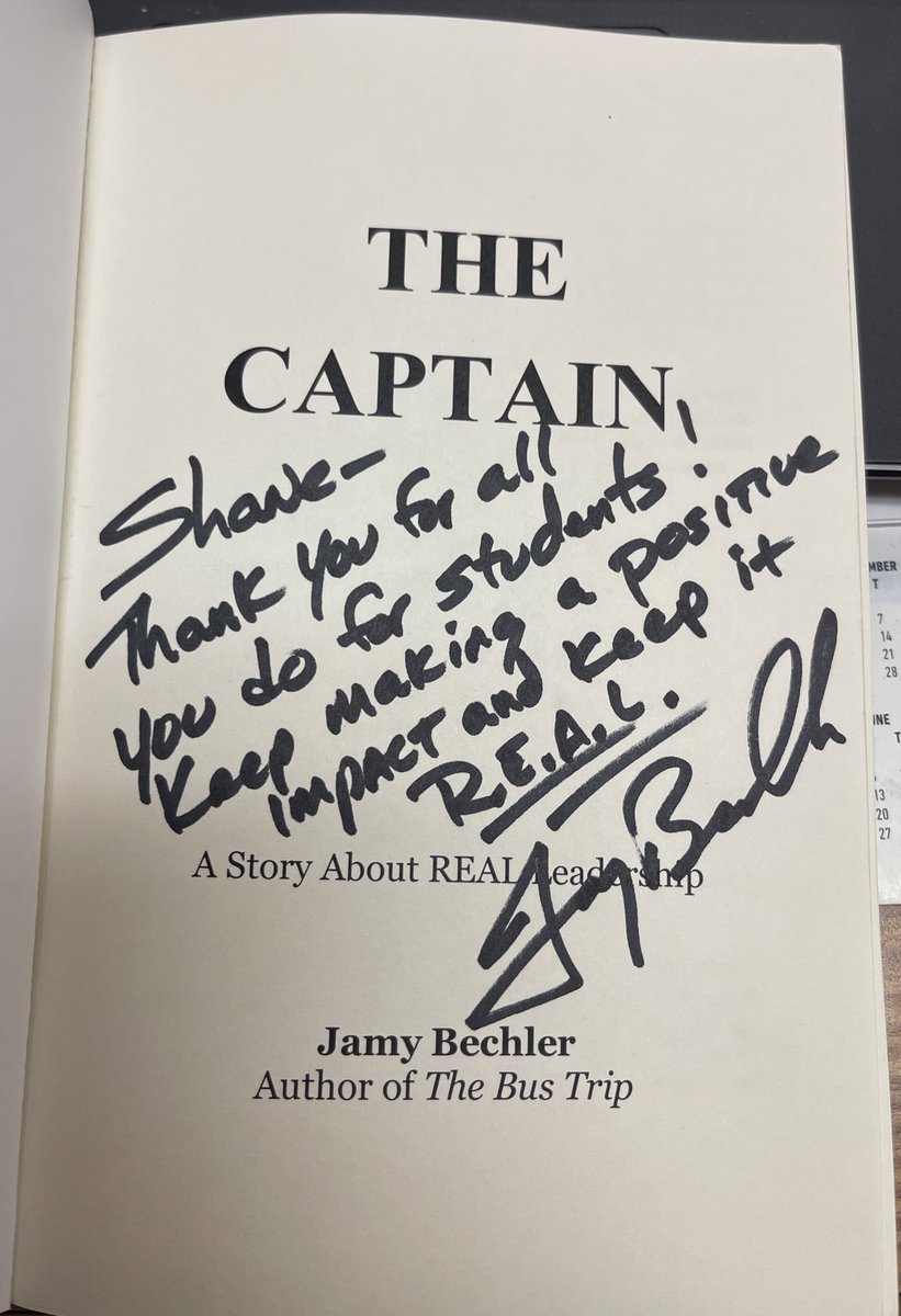 Huge thank you for the gift from <a href="/MatthewWelshAD/">Matthew Welsh, CMAA</a> and <a href="/CoachBechler/">Jamy Bechler</a>. Cant wait to get started on it.