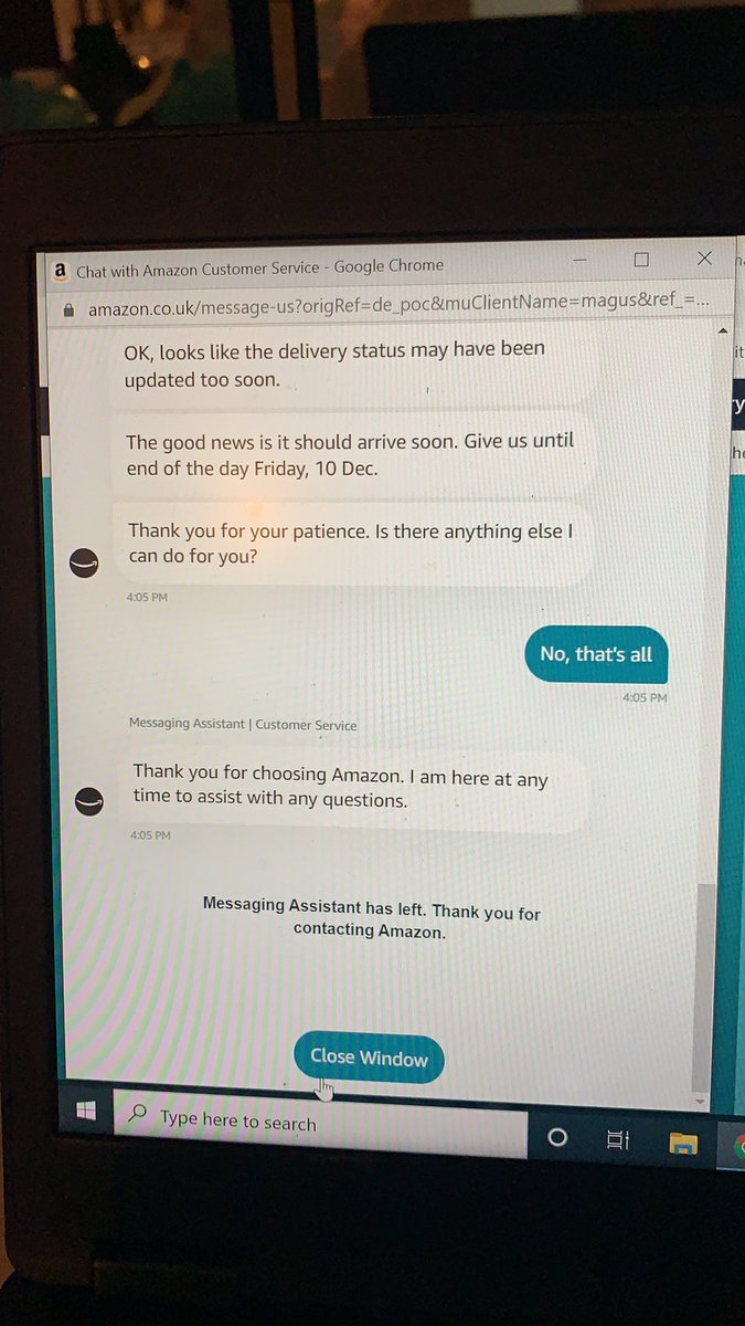 charleebish's tweet photo. @amazon firstly had the most awful delivery driver messing up deliveries for multiple houses in my area and now getting palmed off by a chat robot! How do I contact an actual person pls https://t.co/YgTm5sSnlx
