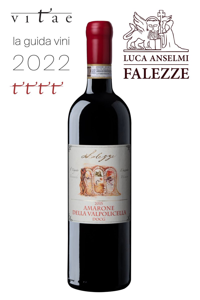 Falezze's tweet photo. 😊 Un altro grande riconoscimento per il nostro Falezze – Amarone della Valpolicella DOCG 2015.
🍇 Abbiamo ottenuto le Quattro Viti nella Guida Vitae 2022, edita dall' Associazione Italiana Sommelier.
Grazie! 👏🏻 🍷
#Falezze #Amarone #Vitae2022 #AIS #wine #awards #winelover https://t.co/UMk2heK8np