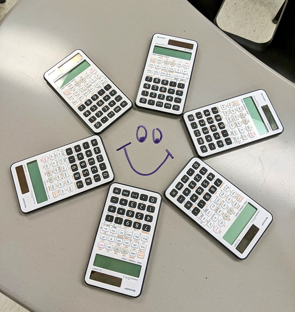 Students are finally discovering the power of their calculators and loving it!! Spent the period playing around with stats functions for standard deviation and more #admirethetiger <a href="/StMattsMath/">St Matt's Math</a> <a href="/StMatthewOCSB/">St. Matthew High School</a>