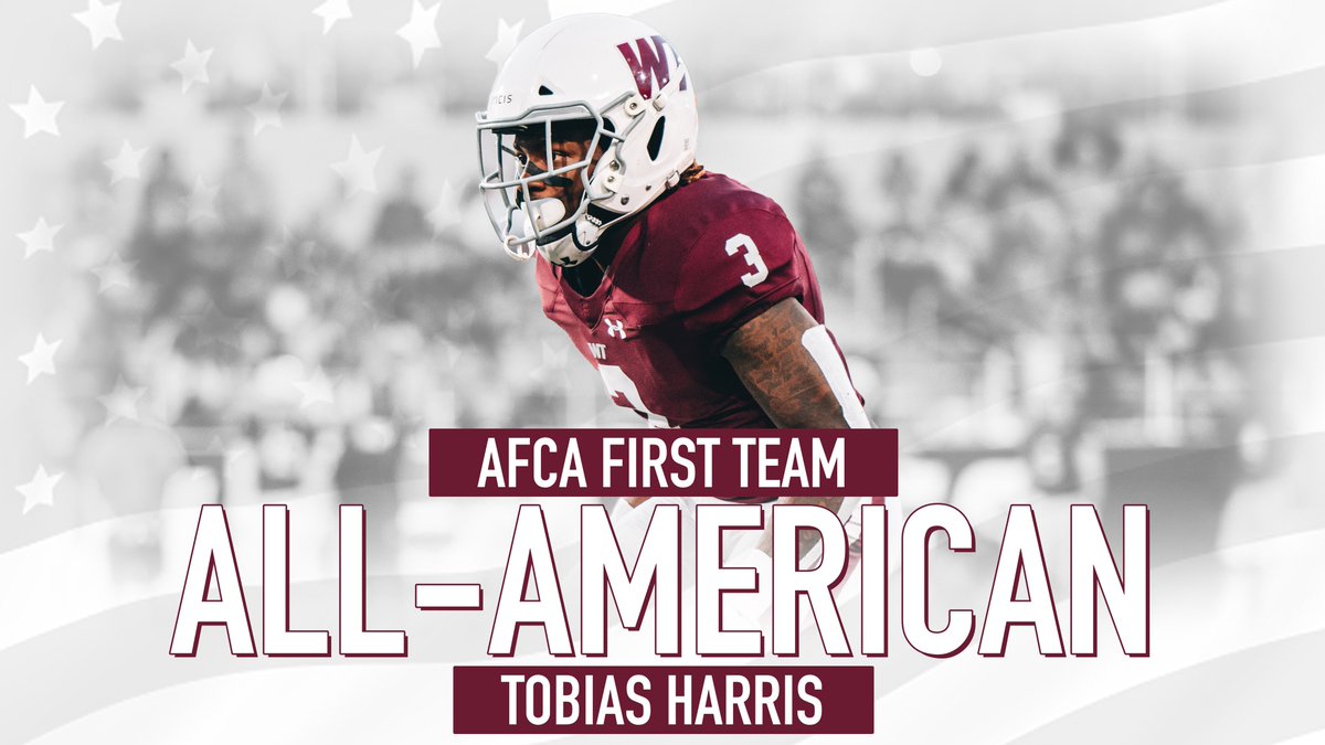 WTAMUFootball's tweet photo. Back 2⃣ Back @WeAreAFCA All-American Honors for Tobias Harris (@tobias_harris__)

📰: https://t.co/TeFv438uvK

#BuffNation | #RollDamnBuffs https://t.co/TEs0G59Y30