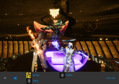 ForwardTheClan's tweet image. Grasp of Avarice Day 1 | Top 17 by Førward Clan

@Threshark1080
@ZetPin
@D2Sakyy 

Gg's Guardians