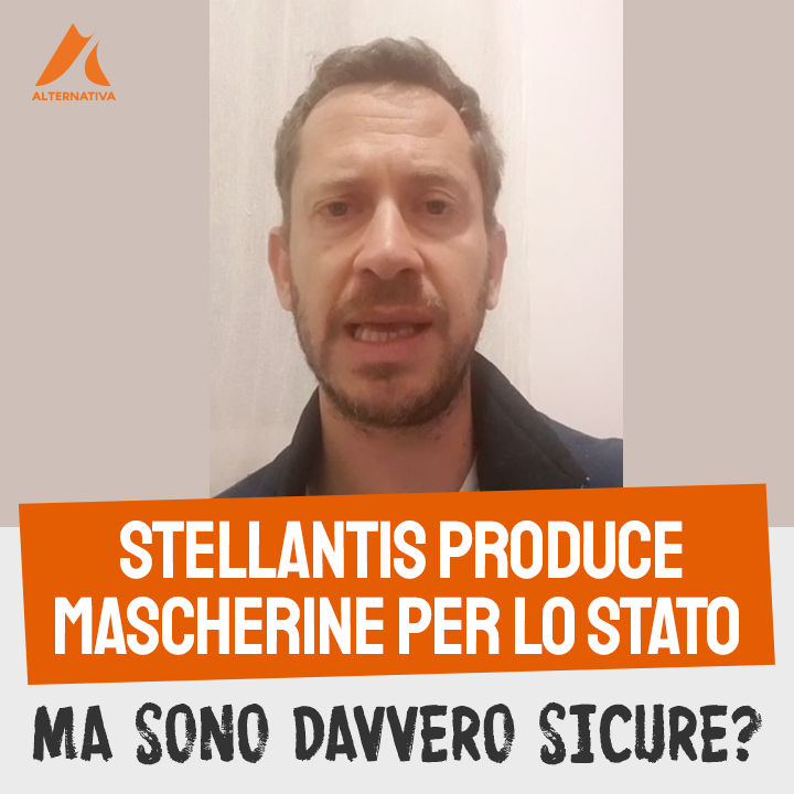 Alternativa_it's tweet photo. A Mirafiori il mercato dell’auto viene abbandonato ma in compenso si cavalca un nuovo business legato al “Covid”, quello delle mascherine!
#FCA 

Guardate tutto il video con @SenatoMattia 👉🏻https://t.co/EQQg7hFRZ9 https://t.co/4kbeNHf5U1