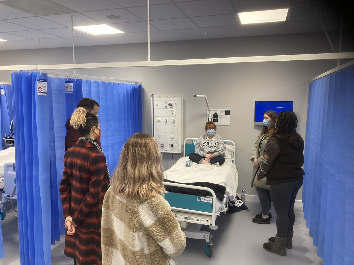 deanmcshane123's tweet photo. Such an amazing inter-professional simulation learning event today. Well done to all our 3rd year nursing, paramedic and social work students who did so well today, amazing team work 💜 https://t.co/IzVzuPb6Jh