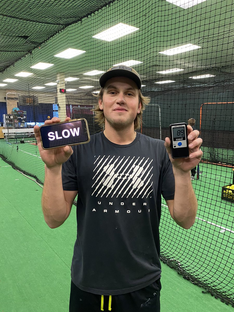 Ricky wants everyone to know that he throws slow! Still a PR on flat ground though