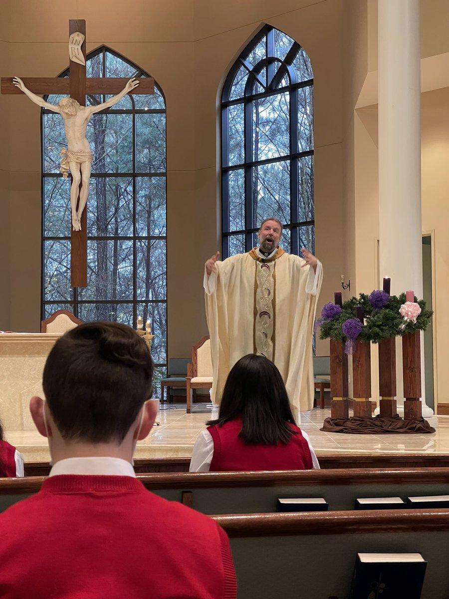 Grateful to Fr Kevin and St Matthew Catholic Church for celebrating The Solemnity of the Immaculate Conception with us this morning. “What happened to Mary turns our attention to Jesus Christ, and helps us to see life as a loving plan”- Pope John Paul II