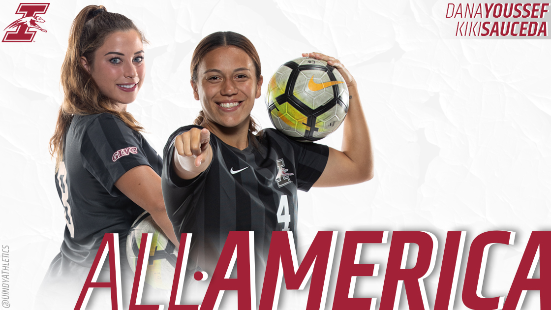 UIndyAthletics's tweet photo. ⚽️ | Congrats to Kiki &amp; Dana, @UIndywsoccer's newest All-Americans! 👏👏👏 https://t.co/HrsqbmkIkM