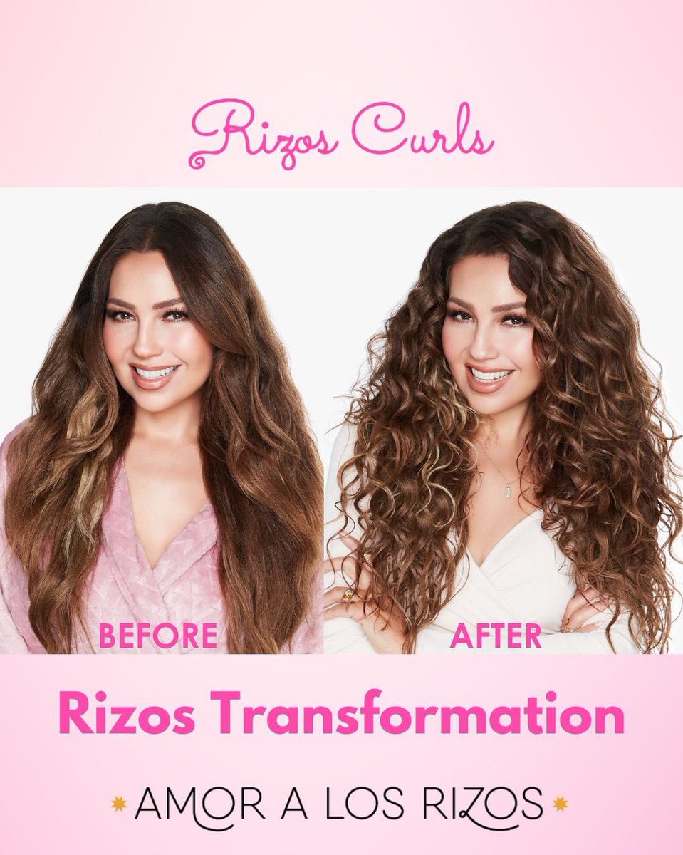 RizosCurlsHair's tweet photo. Rizos Transformation on the one and only @thalia 😍✨ 

On the left is how Thalia’s hair naturally dries and on the right are her results after we worked our magic 🪄 with our NEW Thalia x Rizos Curls VIP BOX 'Amor A Los Rizos' 

#ThaliaxRizosCurls

Shop: https://t.co/w1LYYlC9ZF https://t.co/jhk9QDghVy