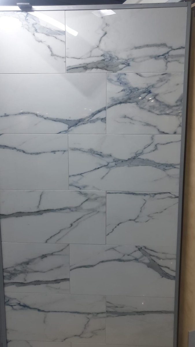 TheTilePlace1's tweet photo. Our new range of polished porcelain, it’s the azure blue marble!!! Get it now at the tile place in Dronfield. https://t.co/8Y9hfRJo09