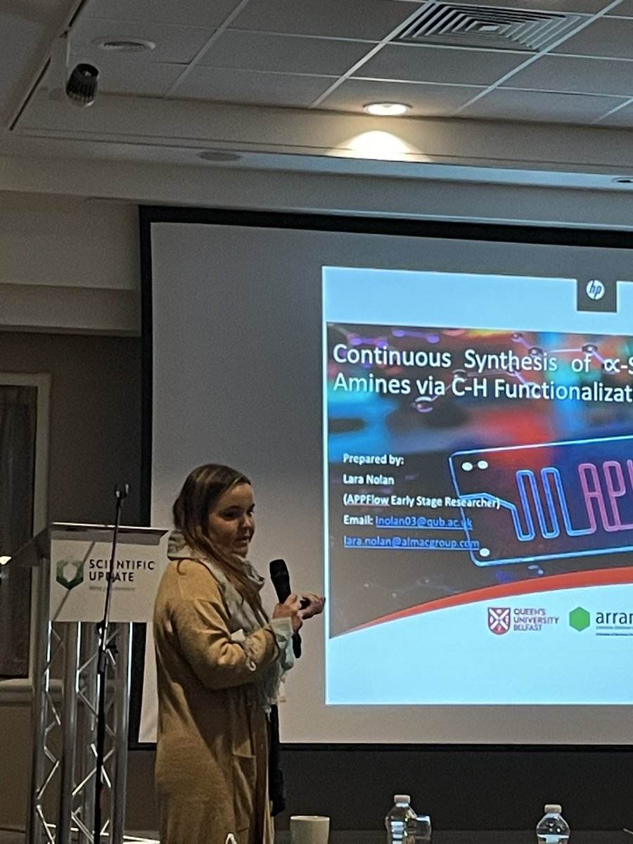 Scientific Update (@sciup) on Twitter photo Lara Nolan <a href="/QUBelfast/">Queen's University Belfast 🎓</a> talking about her research #YoungChemistAward21 #7THWINTER <a href="/AlmacGroup/">Almac Group</a> Lara Nolan <a href="/QUBelfast/">Queen's University Belfast 🎓</a> talking about her research #YoungChemistAward21 #7THWINTER <a href="/AlmacGroup/">Almac Group</a>