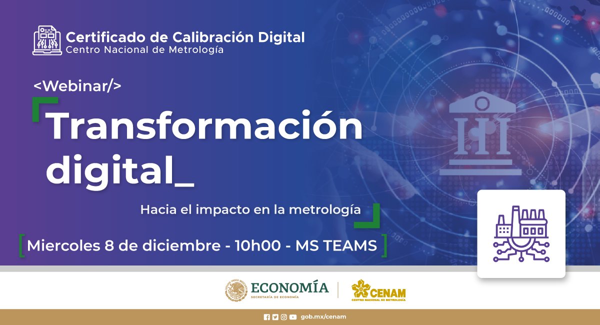 CENAM_Mexico's tweet photo. Estamos en vivo en la charla "Transformación digital"
Ingresa ahora: a través de este link:
https://t.co/XN7yZWQJQZ
📆Miércoles 08 de diciembre de 2021, 🕑10h00
📲Plataforma: MS Teams
Participa y sé parte de esta transformación digital.
#Webinar #Platica #m4dt https://t.co/NrcLsoN8db