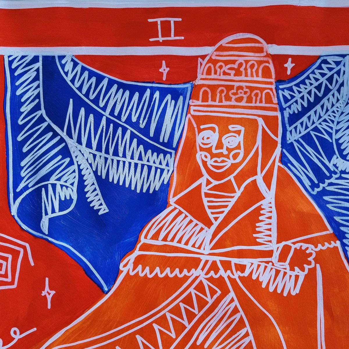 LaSentimentale's tweet photo. 🔸️ LA PAPESSE 🔸️ 
#carte #art #Artiste https://t.co/TtmMQLkXEe