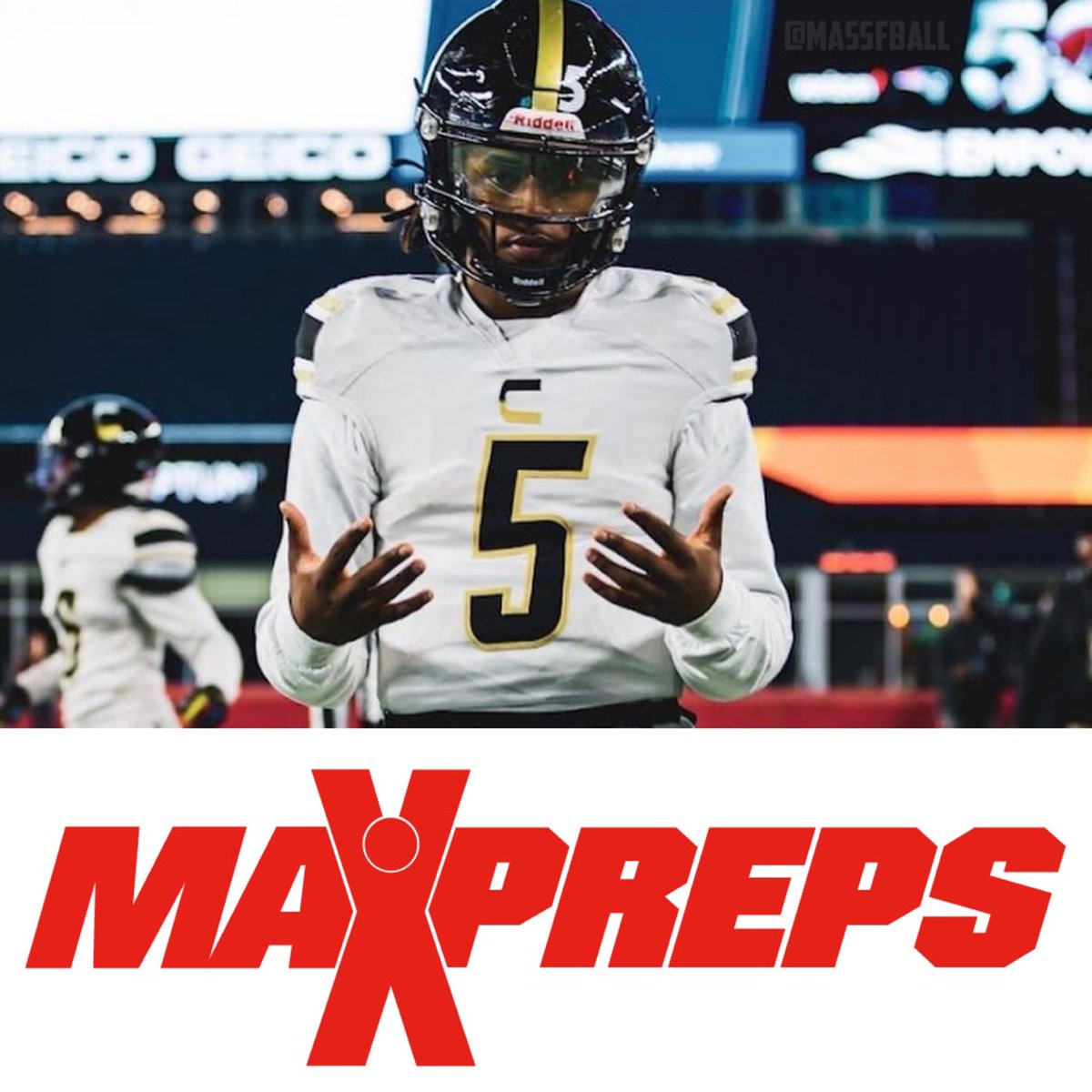Massachusetts HS Football Coverage (@massfball) on Twitter photo Recent High School Football News π
Ayden Pereira (Central Catholic / QB) wins Gatorade Player of the Year for Massachusetts
Nick Paltekian (Deerfield Academy / RB) commits to Lehigh
William Watson III (Springfield Central / QB) wins Massachusetts MaxPreps Player of the Year Recent High School Football News π
Ayden Pereira (Central Catholic / QB) wins Gatorade Player of the Year for Massachusetts
Nick Paltekian (Deerfield Academy / RB) commits to Lehigh
William Watson III (Springfield Central / QB) wins Massachusetts MaxPreps Player of the Year
