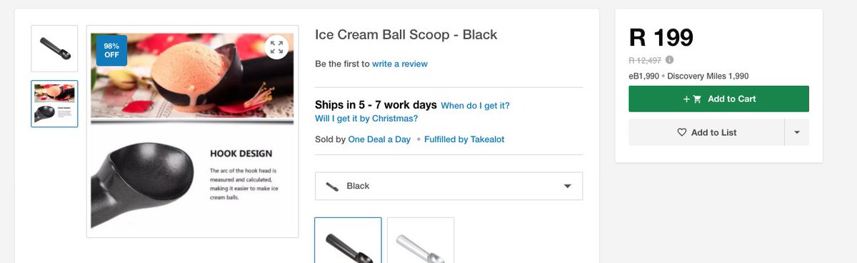 I would've considered it at R9,500 but at R199 - it's an absolute steal!! <a href="/TAKEALOT/">takealot</a>