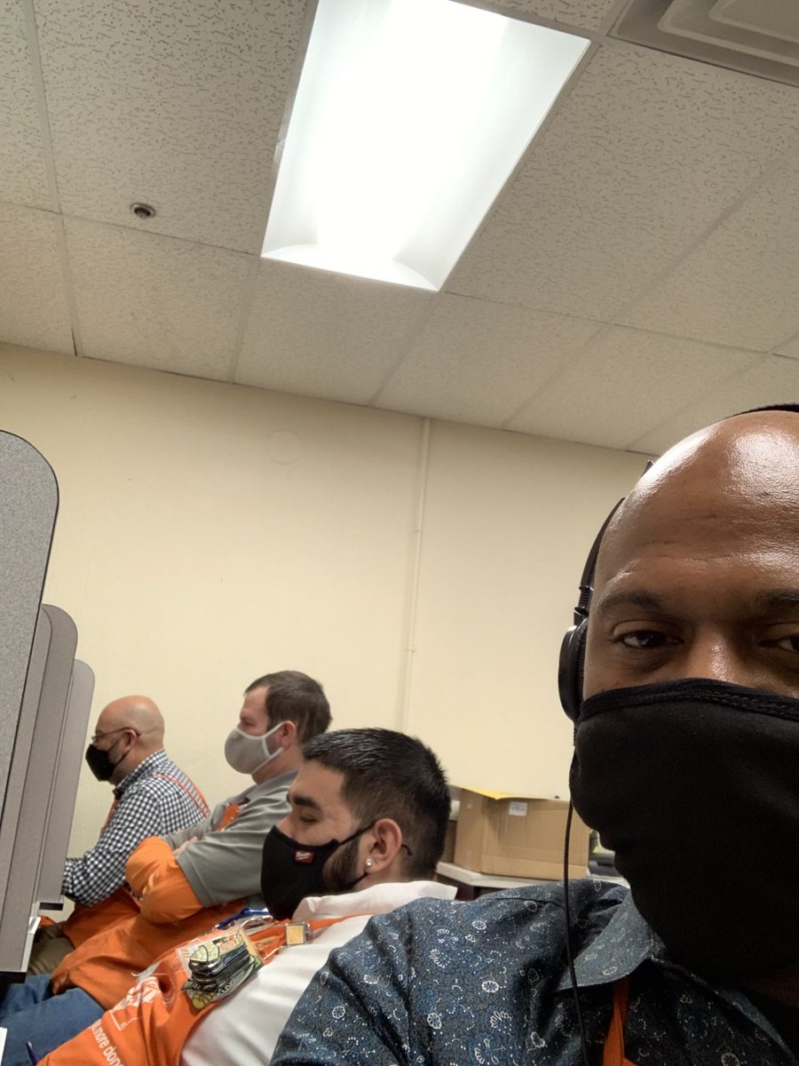 Engaged in SLS distant learning.