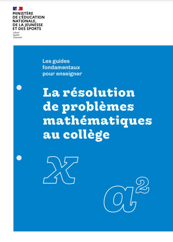 VPantaloni's tweet photo. 🆕Le guide bleu sur la résolution de problèmes au collège est en ligne !
🔗pdf:https://t.co/LrbeEBLQON https://t.co/o9exlUJvq9
