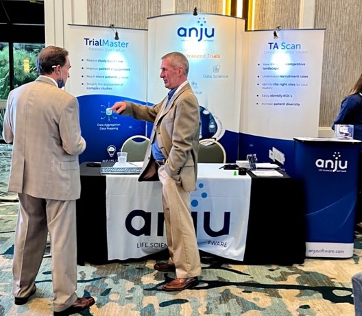 AnjuSoftware's tweet photo. Great first day in sunny #SanDiego at #OCTSoCal. If you missed Neil Vivan's presentation yesterday on streamlining clinically relevant data, stop by our booth to chat with him and the rest of our team. Looking forward to another great day! #clinicaltrials #TAScan #TrialMaster https://t.co/sh8ypsG4Tk